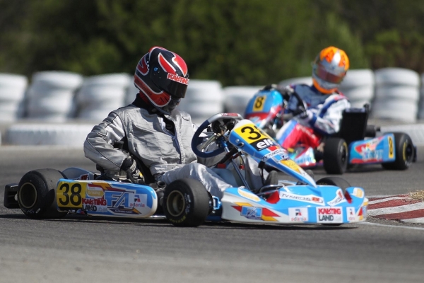 Germ&aacute;n Cabrera se sobrepone al dolor en la segunda prueba del nacional de Karting de Cartaya